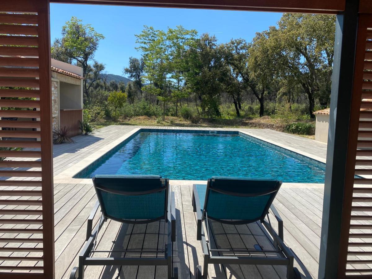 Magnifique Villa Avec Piscine Au Coeur Des Vignes Cogolin Eksteriør bilde
